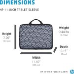 Tablet Sleeve Grey and Black