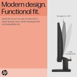 HP 22 Inch FHD Monitor VESA Mountable Black